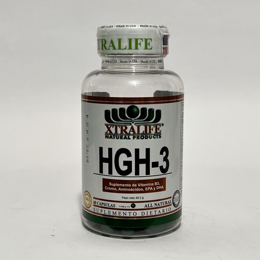 HGH 3 60 CAPULAS EXTRALIFE