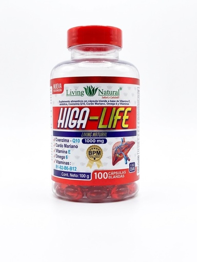 HIGA LIFE FORTE 100 CAPSULAS LIVING NATURAL 