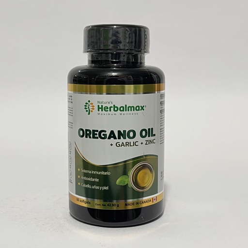 OREGANO OIL+GARLIC+ZINC HERBALMAX