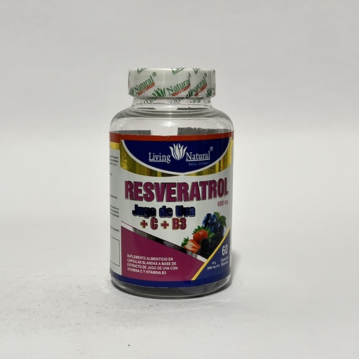 RESVERATROL x 60 LIVING NATURAL