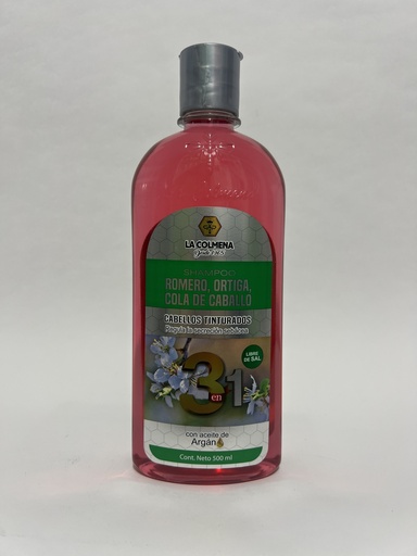 ROMERO, ORTIGA, COLA DE CABALLO SHAMPOO 500ML LA COLMENA