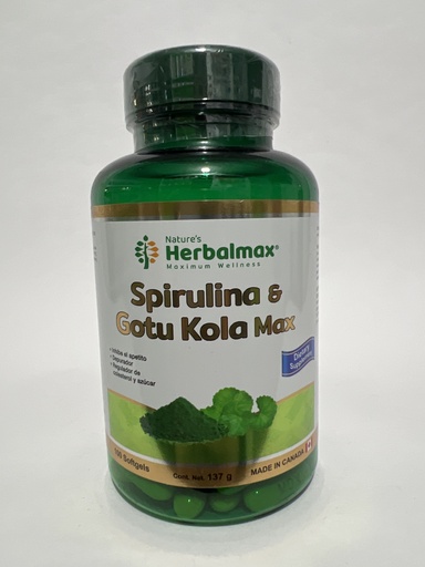 SPIRULINA & GOTU KOLA MAX HERBALMAX