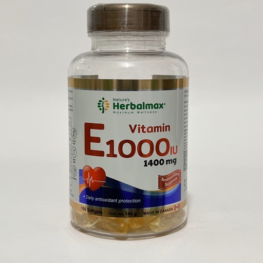 VITAMINA E1000 X100 IU HERBALMAX