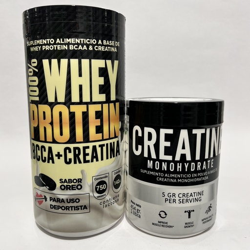 COMBO FITNESS OREO AUMENTO MASA MUSCULAR MONVERD