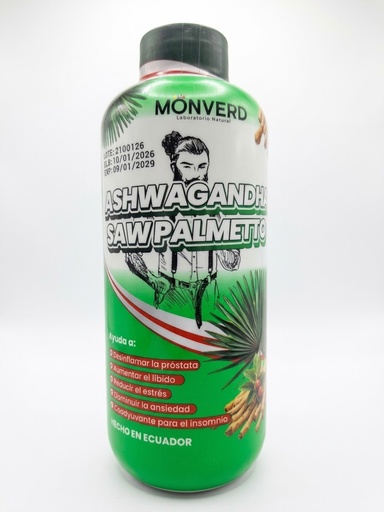 ASHWAGANDHA SAW PALMETO 1 LITRO MONVERD