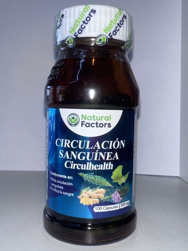 CIRCULACION SANGUINEA 300GR X 100 CAPSULAS NATURAL FACTOR