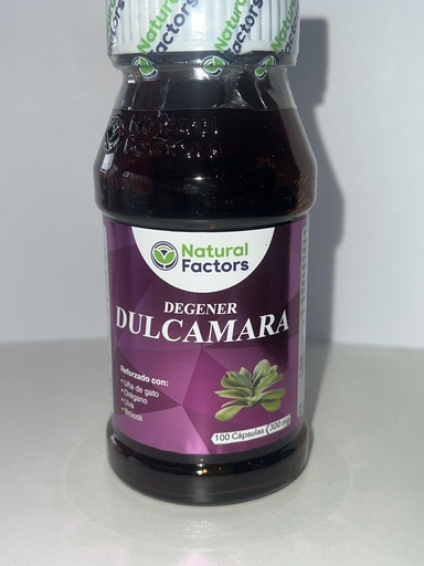 DULCAMARA 300GR X 100 CAPSULAS NATURAL FACTOR