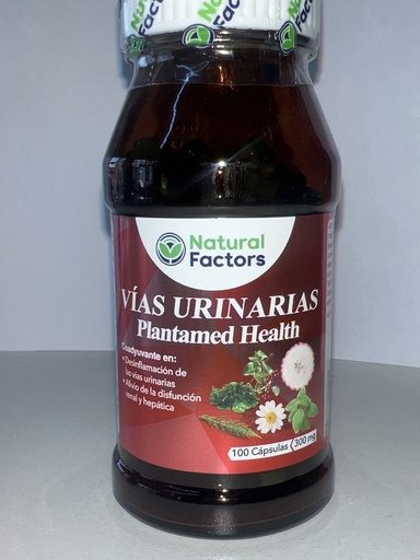 VIAS URINARIAS 300GR X 100 CAPSULAS NATURAL FACTOR