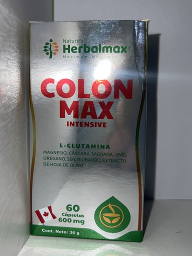 COLON MAX 600MG X 60 CAPSULAS HERBALMAX