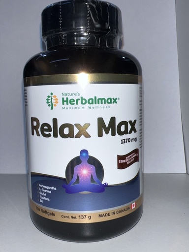 RELAX MAX X 100 CAPSULAS HERBALMAX