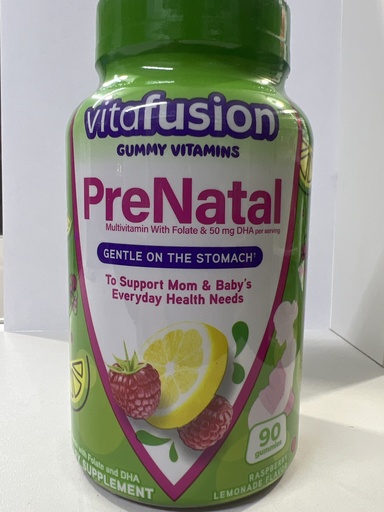 PRENATAL 90 GUMMIES VITAFUSION