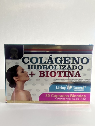COLAGENO MAS BIOTINA BLISTER X30 LIVING NATURAL
